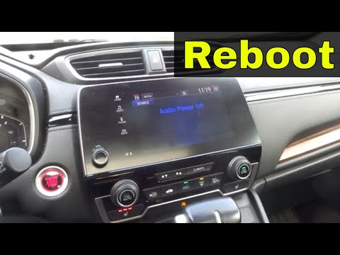 How do you reset the infotainment system of the Honda CR-V? (With video)