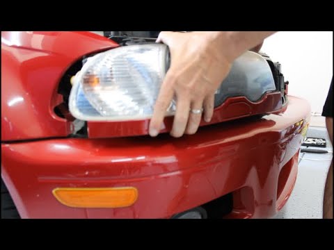 Removal and replacement of the BMW 3 Series headlight assembly (With video)