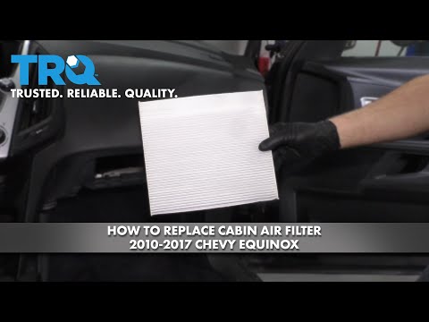 Replacing the cabin air filter on the Chevrolet Equinox (With video)