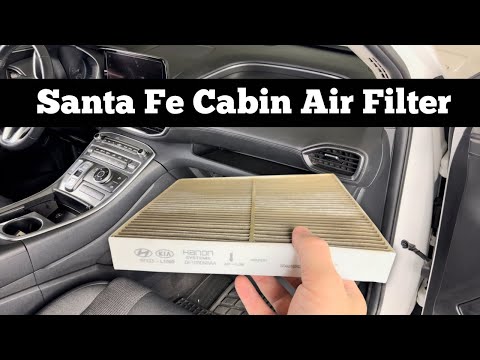 How to replace the cabin air filter of a Hyundai Santa Fe? (With video)