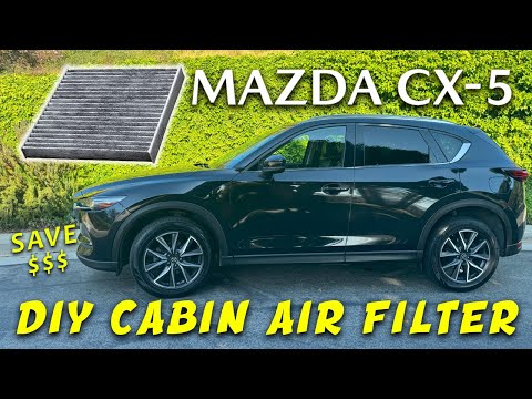 How to replace the cabin air filter of the Mazda CX 5 (With video)