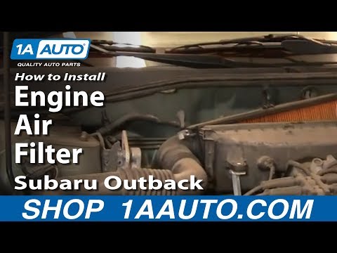 How do you replace the fuel filter of the Subaru Outback? (With video)
