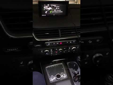 How to reset the MMI multimedia system in the Audi Q7? (With video)