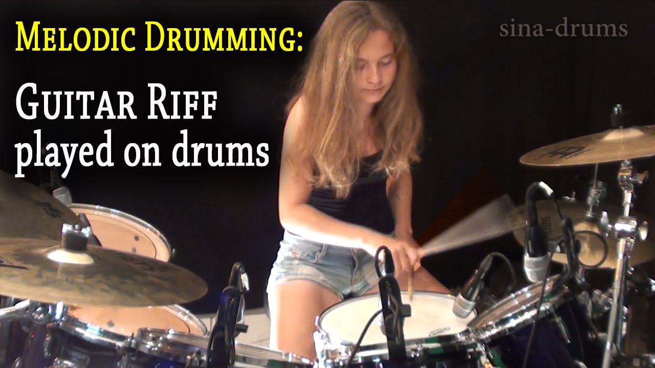 You Really Got Me; Guitar Riff played on drums (by Sina) Racer.lt