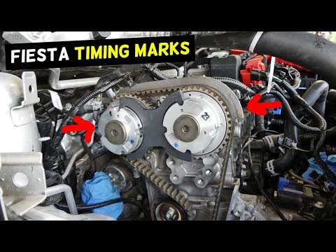 Replacement of the timing belt of the Ford Fiesta 1.6. (With video)