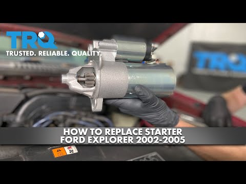 How to replace the starter motor in the Ford Explorer? (With video)