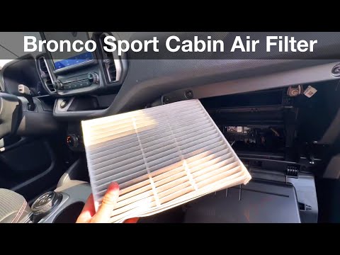 How to replace the air filter of a Ford Bronco? (With video)