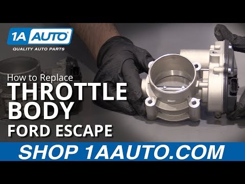 Removing the throttle body on the Ford Escape V8 (2009-2016) (With video)