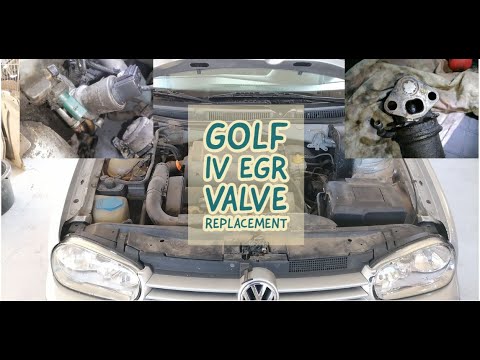 Austausch des AGR-Ventils des Volkswagen Golf 1.4 16V. (Mit Video)