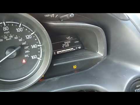 Resetting the tire pressure warning light on the Mazda 3 (With video)