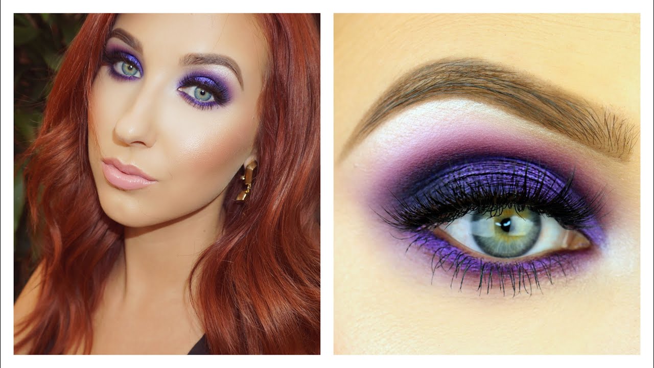 Electric Purple Smokey Eye Tutorial Jaclyn Hill