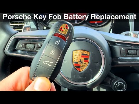 How to replace the battery of the Porsche Macan key. (With video)