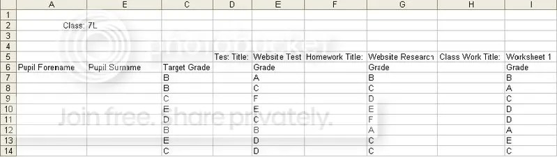 Conditional Formatting Grade Letters Excel General OzGrid Free