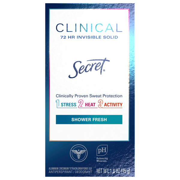 Save on Secret Clinical + Strength Antiperspirant Deodorant Shower