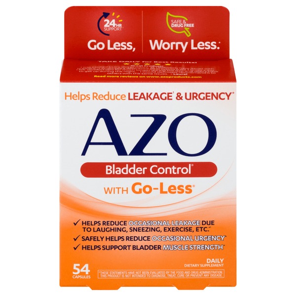 Save on AZO Bladder Control with GoLess Capsules Order Online Delivery