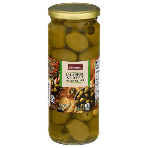 Save on Taste of Inspirations Jalapeno Stuffed Queen Olives Order