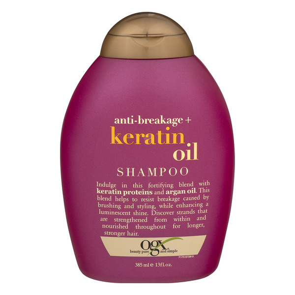 Save on OGX AntiBreakage & Keratin Oil Shampoo for Damaged Hair Order