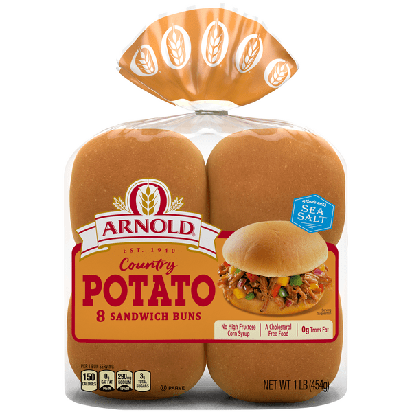 Save on Arnold Country Sandwich Buns Potato 8 ct Order Online
