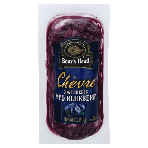Save on Boar's Head Chevre Goat Cheese Wild Blueberry Order Online