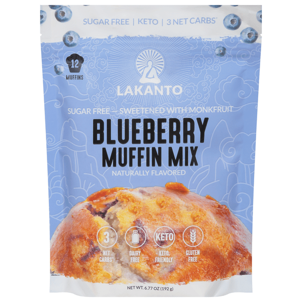 Save on Lakanto Gluten & Sugar Free Keto Blueberry Muffin Mix Order