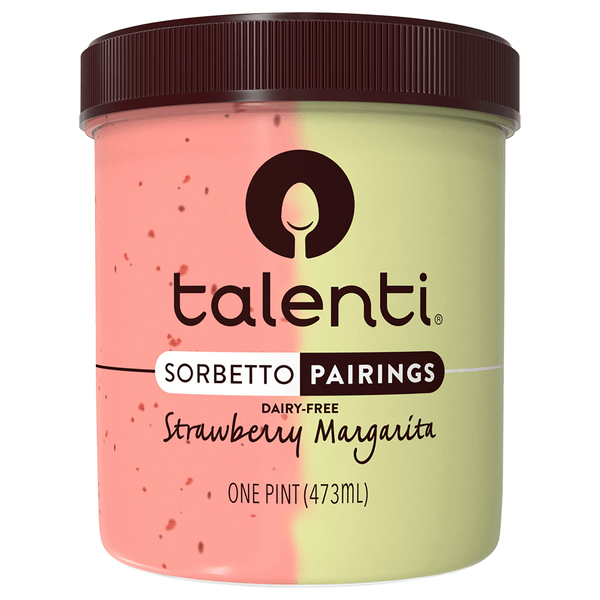 Save on Talenti Sorbetto Pairings Strawberry Margarita DairyFree Order