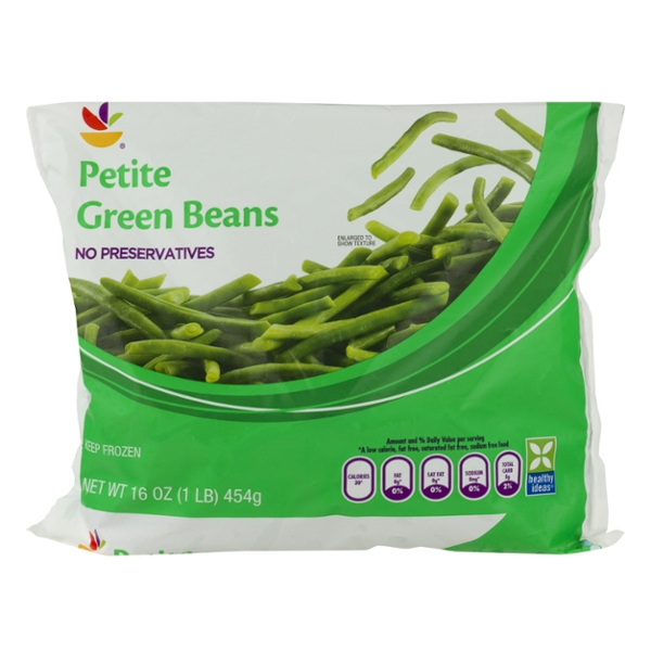 Frozen Green Beans Nutrition Label