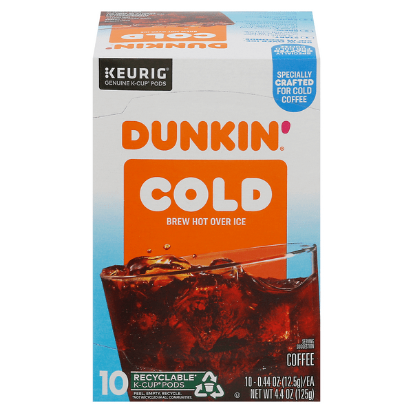 Save on Dunkin' Cold Brew Coffee KCup Pods Order Online Delivery Stop & Shop