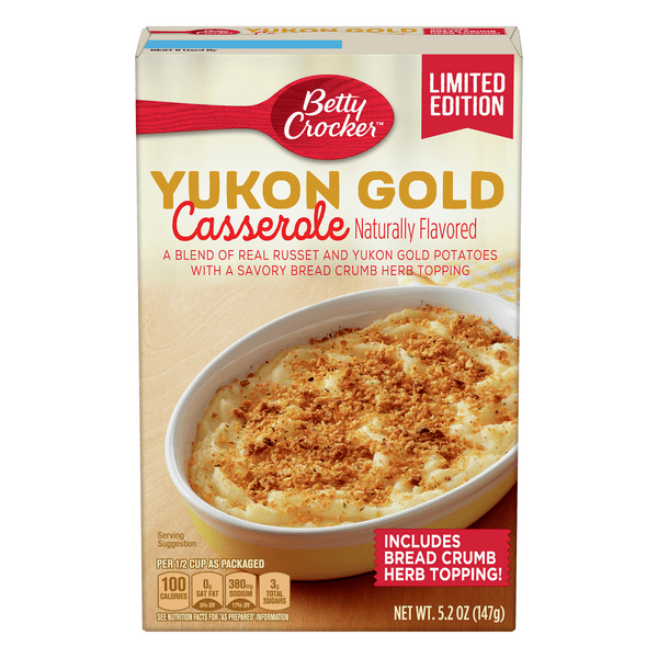 Save on Betty Crocker Casserole Yukon Gold Includes Bread Crumb Herb Topping! Order Online