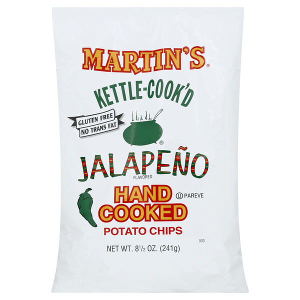 Save on Martin's Kettle Cook'd Potato Chips Hand Cooked Jalapeno Order