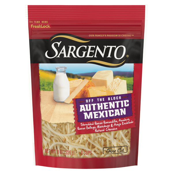 Save on Sargento Off The Block Authentic Mexican Cheese Blend Shredded
