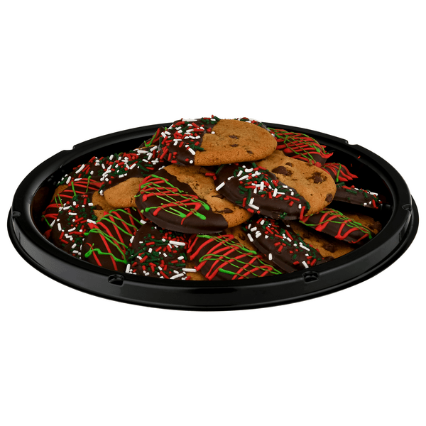Save on Our Brand Bakery Cookie Tray Chocolate Chip Dipped Serves 2024