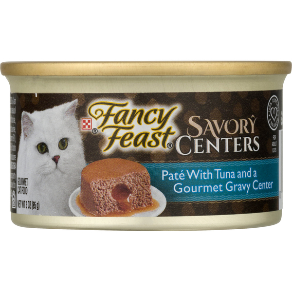 Save on Fancy Feast Savory Center Wet Cat Food Pate with Tuna & Gravy Order Online Delivery Giant