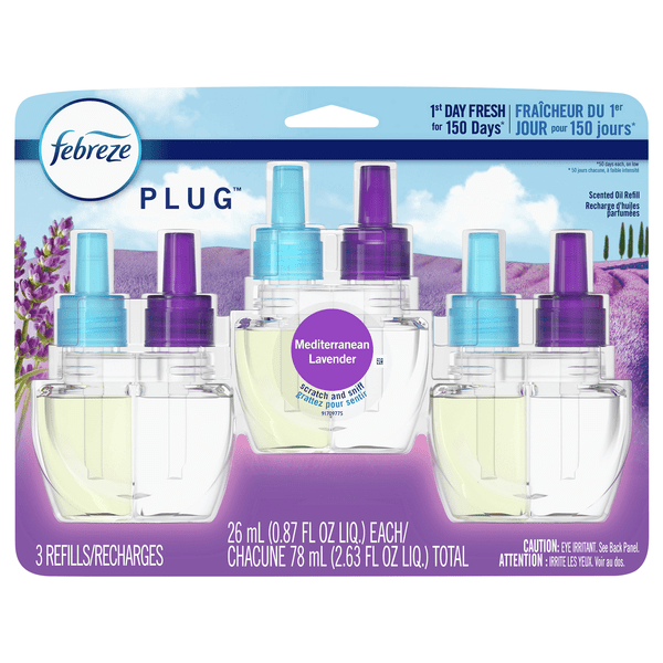 Save on Febreze Plug Mediterranean Lavender Scented Oil Refill Order Online Delivery Stop & Shop