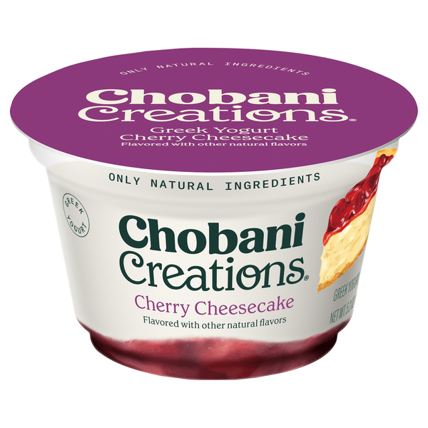 Save on Chobani Creations Cherry Cheesecake Greek Yogurt Cup Order