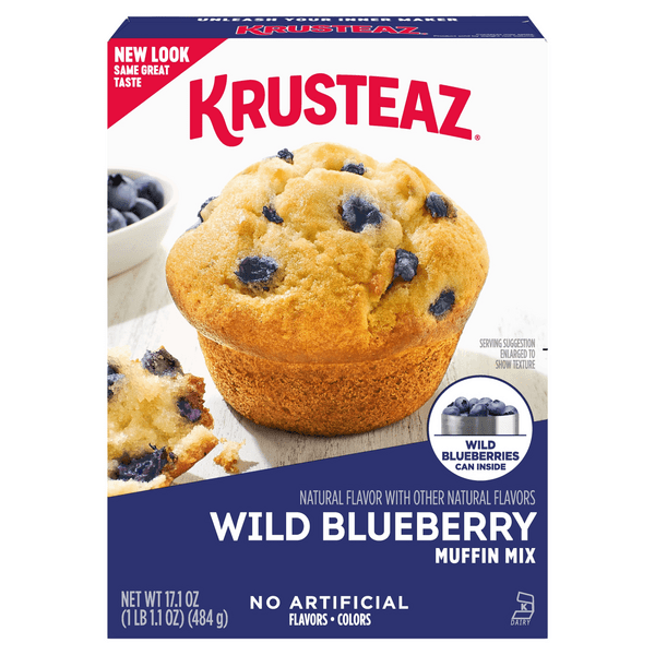 Save on Krusteaz Muffin Mix Wild Blueberry Order Online Delivery GIANT