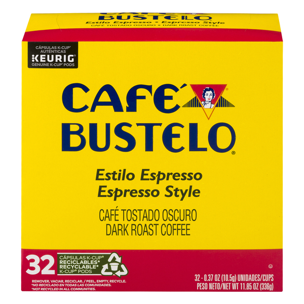 Save on Cafe Bustelo Espresso Style Dark Roast Coffee KCups Order