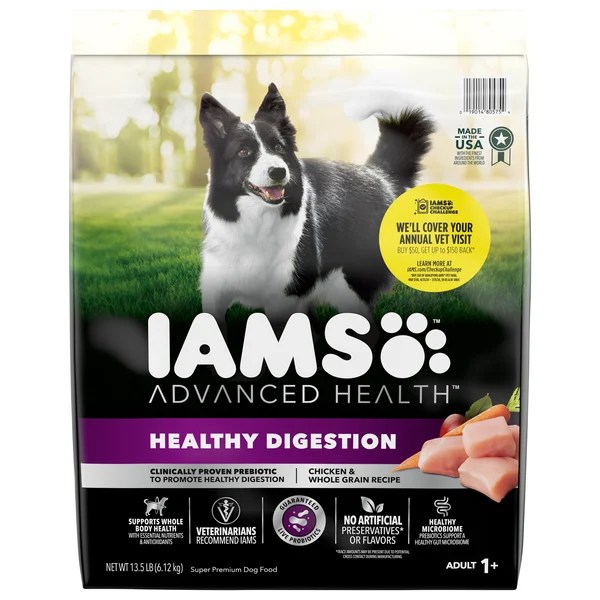 Save on IAMS Advanced Health Healthy Digestion Chicken & Whole Grain