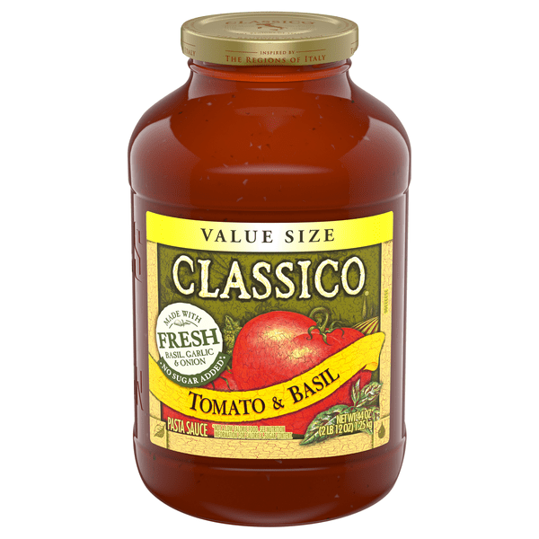 Save on Classico Tomato & Basil Pasta Sauce Value Size Order Online
