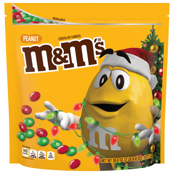 Save on M&M's Christmas Red & Green Peanut Chocolate Candies Order