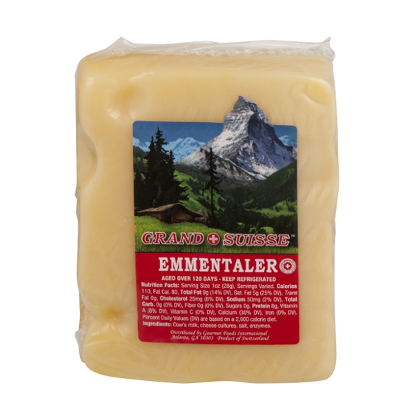 Save on Emmi Gruyere Swiss Cheese Chunk Order Online Delivery MARTIN'S