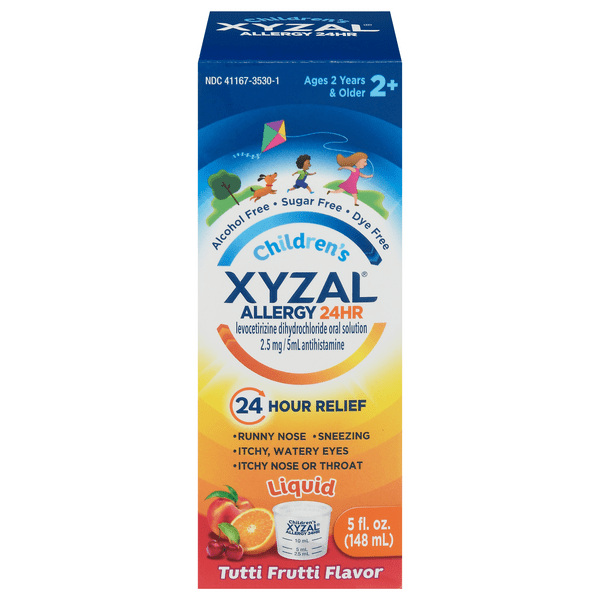 Save on Xyzal Children's Allergy 24 HR Liquid Tutti Frutti Flavor Order