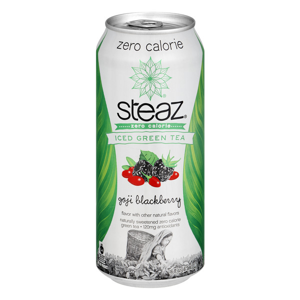 Save on Steaz Zero Calorie Iced Green Tea Goji Blackberry Order Online