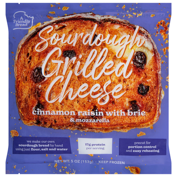 Save on A Friendly Bread Sourdough Grilled Cheese Cinnamon Raisin Brie