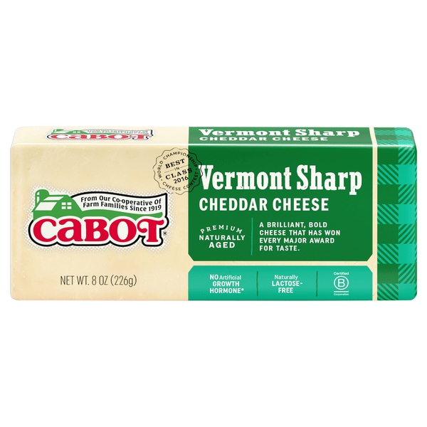 Save on Cabot Vermont Cheddar Cheese Sharp White Chunk Order Online