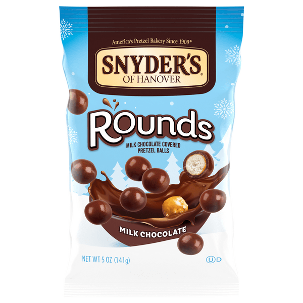 Save on Snyder's of Hanover Rounds Milk Chocolate Covered Pretzel Balls