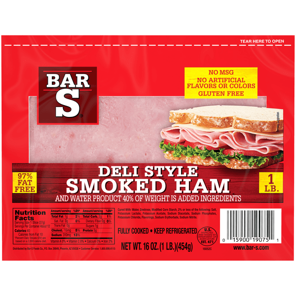 Save on BarS Deli Style Smoked Ham Order Online Delivery MARTIN'S