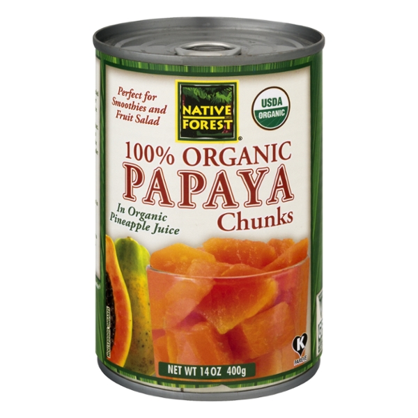 Save on Native Forest Papaya Chunks in Pineapple Juice Organic Order