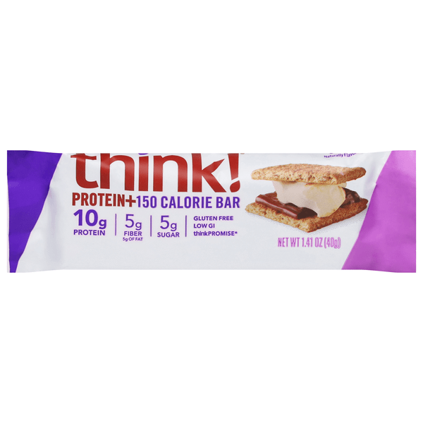 Save on think! Protein+ 150 Calorie Bars S'mores Order Online Delivery