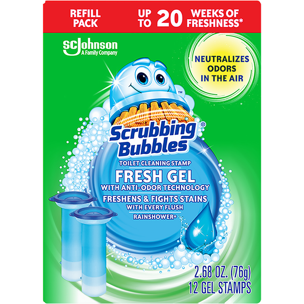 Save on Scrubbing Bubbles Toilet Cleaning Stamp Fresh Gel 12 ct Order Online Delivery Giant
