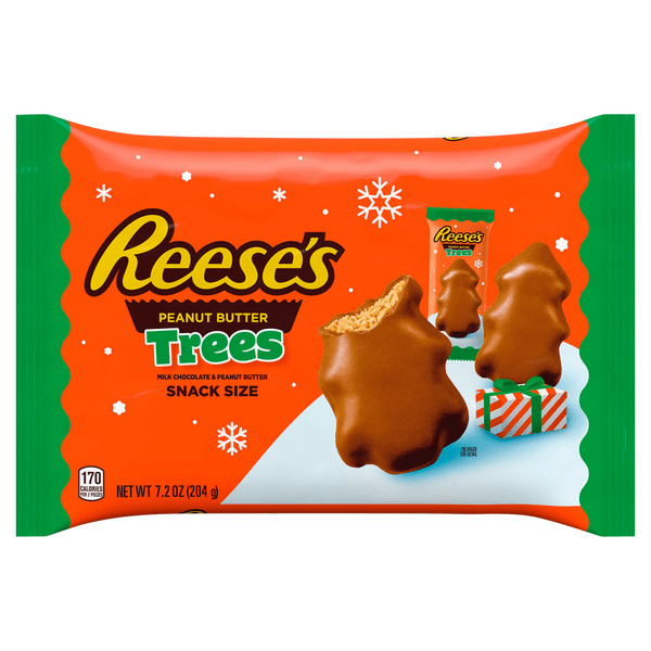 Save on Reese's Christmas Trees Milk Chocolate & Peanut Butter Candy Cups Order Online Delivery